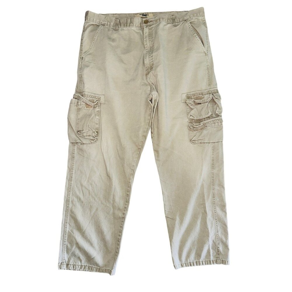 B2 Wrangler Cargo Pants Men's Size 40 Light Tan Kahki